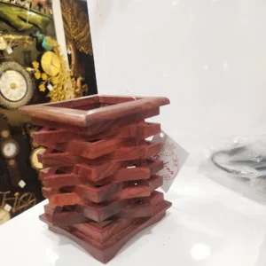 Wooden pen holder desk organizer pen stand