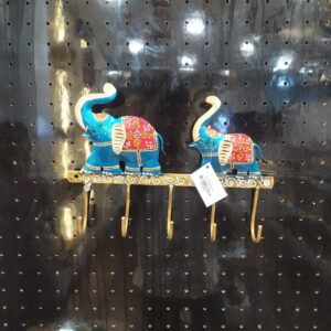 Elephant metal clock